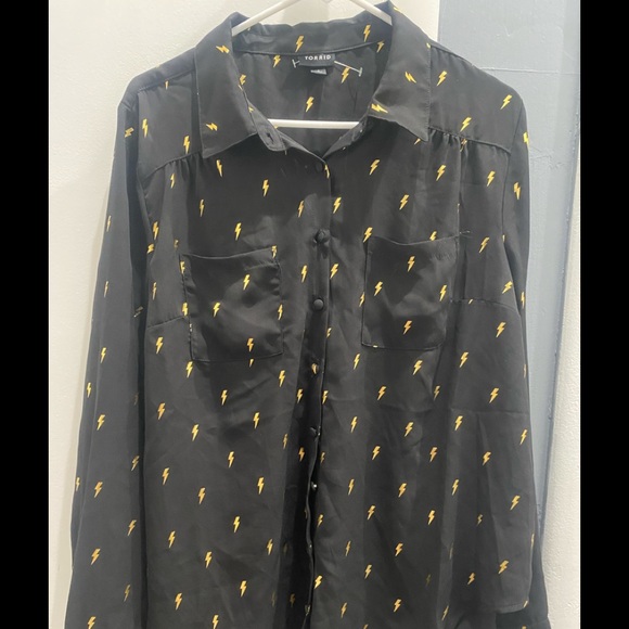 torrid Tops - Torrid women flash silk blouse